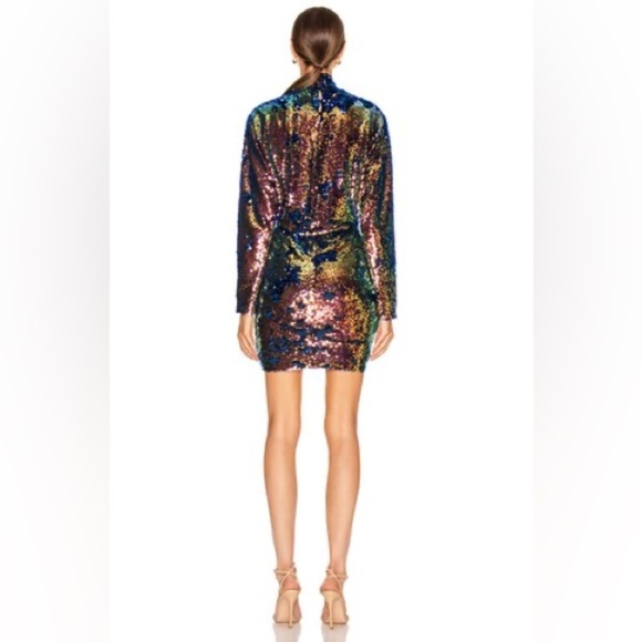 NWT $560 RTA Ansel Sequin Dress Ecstasy, size 8 - Picture 3 of 11